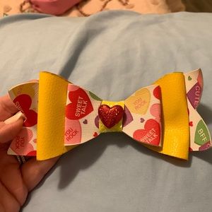 Hearts/ Valentines Hair Bow